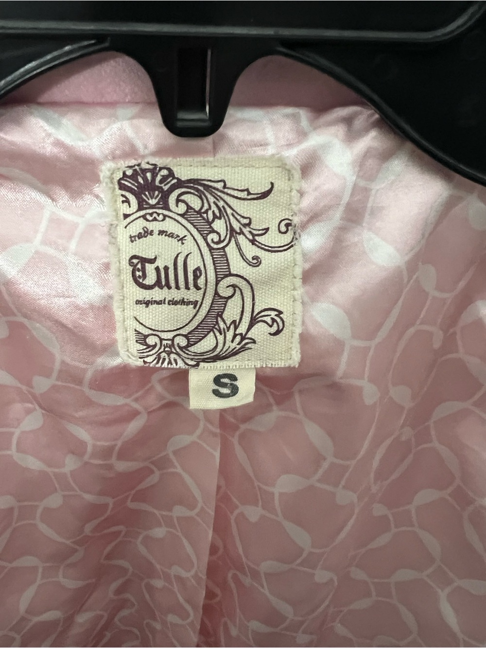 Anthropologie Tulle Pink Wool Pea Coat with Button Front - Picture 5 of 12